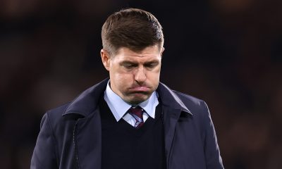 Steven Gerrard during his time as Aston Villa manager.