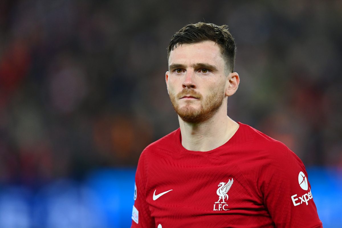 Liverpool star Andy Robertson ruled out for three months following injury in international duty. (Photo by Michael Regan/Getty Images)