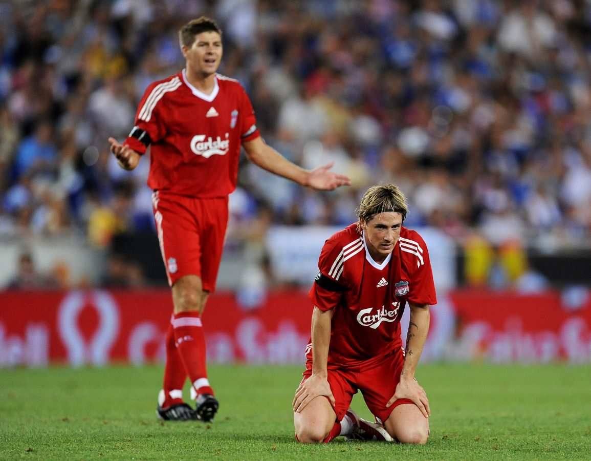 Fernando Torres chooses Liverpool legend Steven Gerrard over Frank Lampard. 