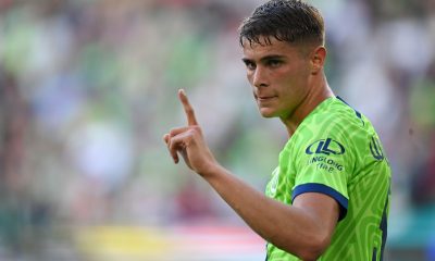 Micky van de Ven of VfL Wolfsburg has been linked with Liverpool.