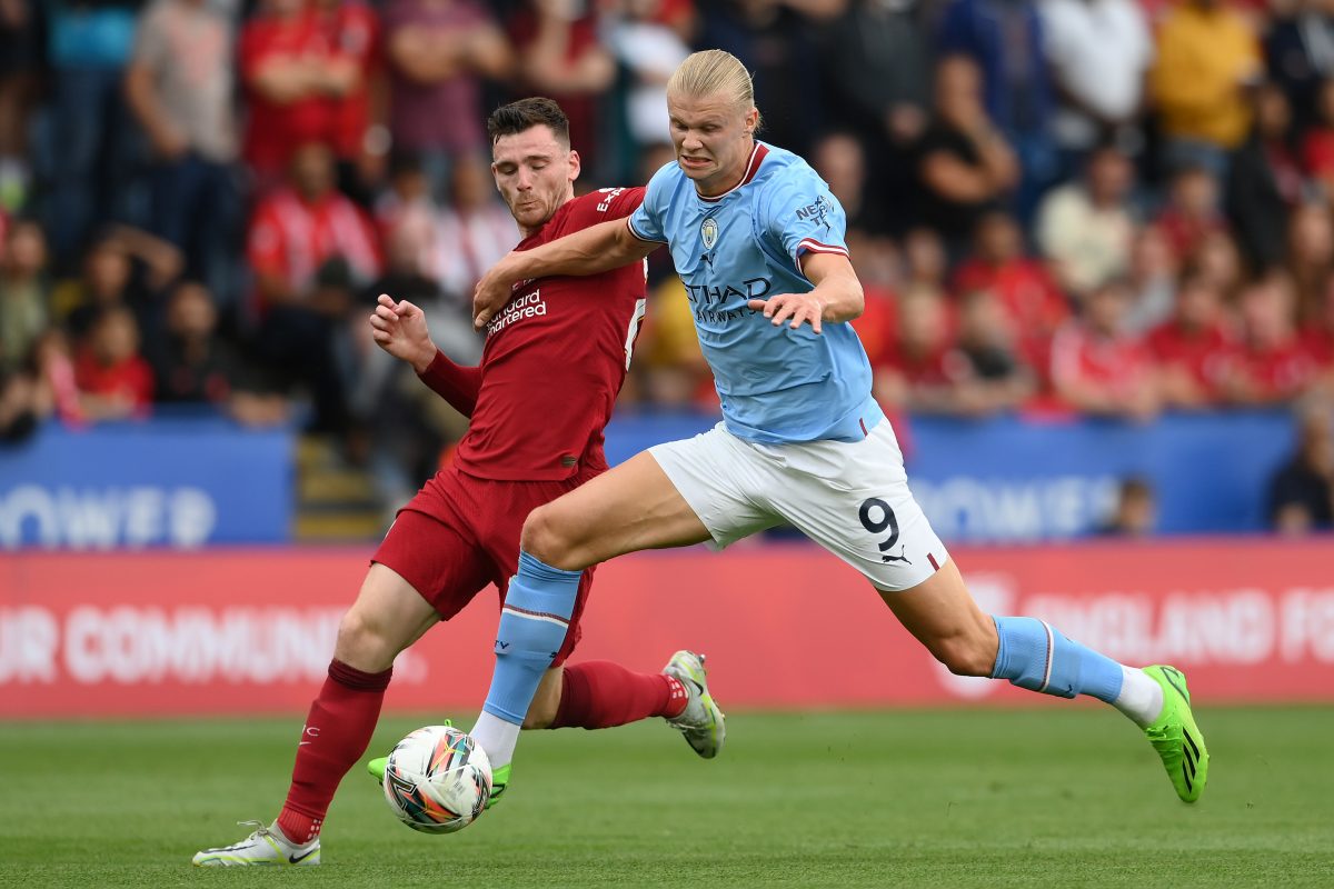 Manchester City star Erling Haaland misses training ahead of Liverpool game. 