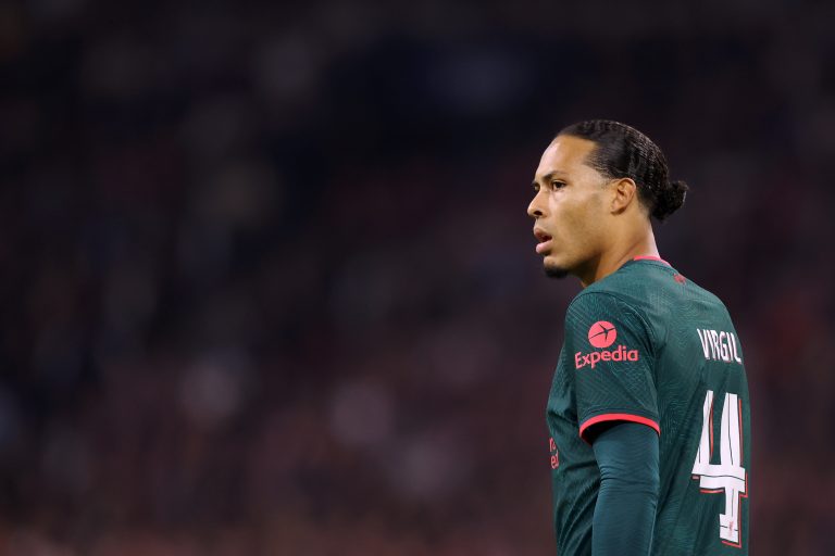 Liverpool skipper Virgil van Dijk missed the trip to Liverpool thanks to illness.