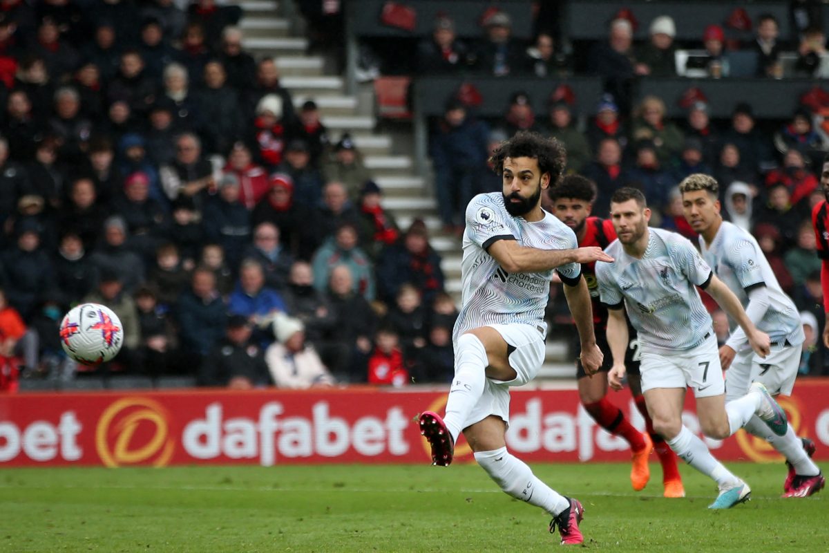 Liverpool winger Mohamed Salah, unfortunately, missed his penalty against AFC Bournemouth.