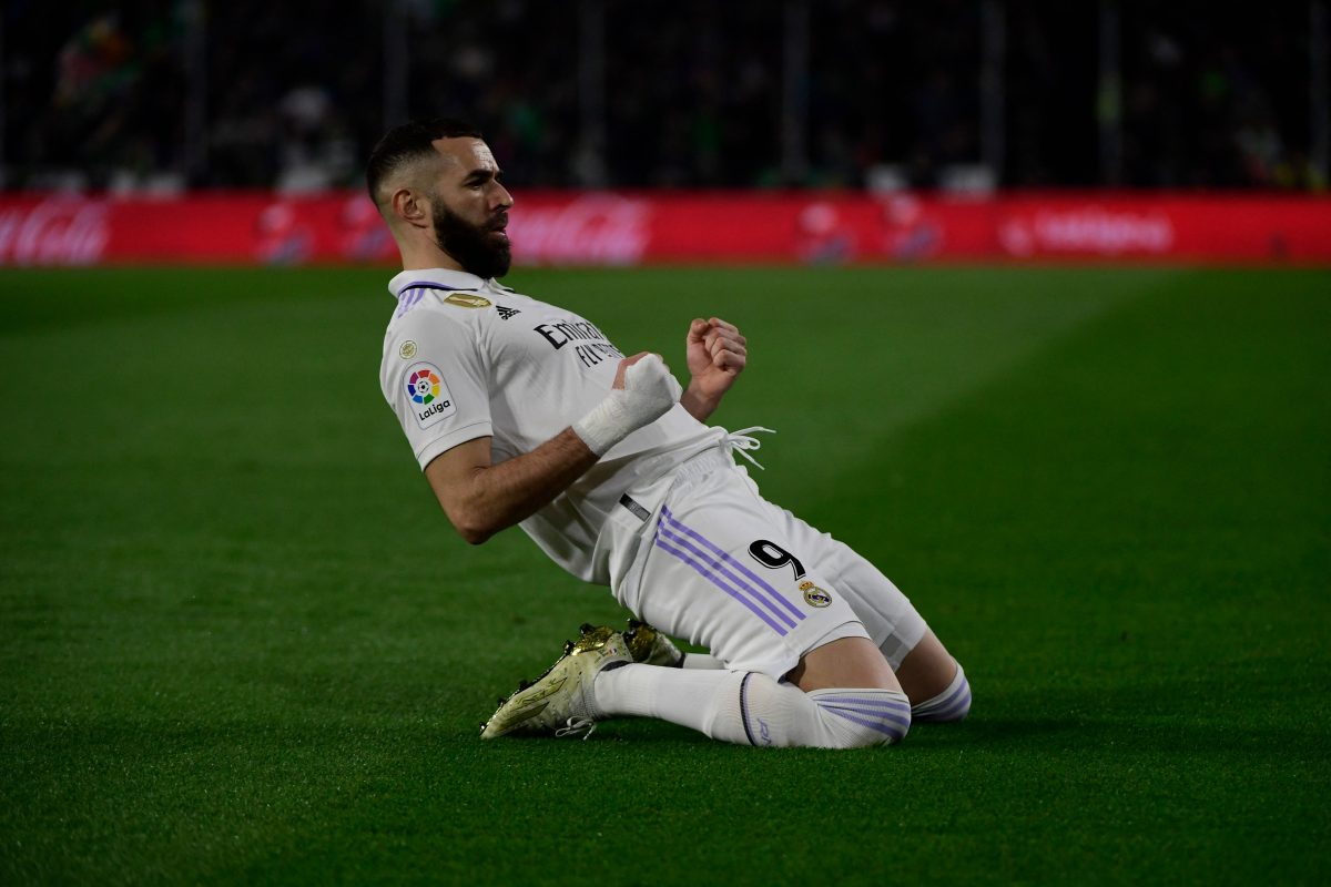Opponent watch: Real Madrid star Karim Benzema a doubt for Liverpool clash. (Photo by CRISTINA QUICLER/AFP via Getty Images)