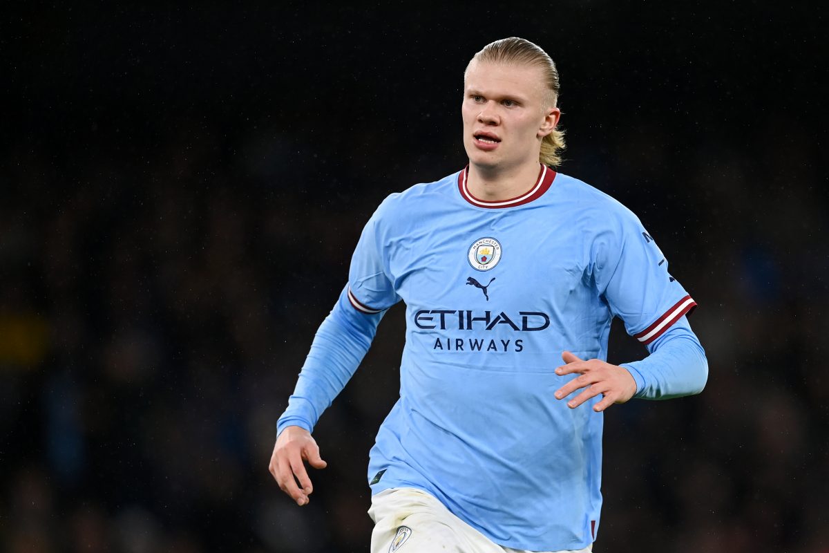 Pep Guardiola does not rule Erling Haaland out of the Liverpool clash. 