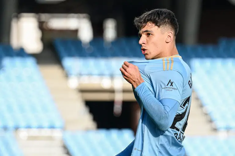 Gabri Veiga of RC Celta celebrates after scoring a goal. (Photo by Octavio Passos/Getty Images)