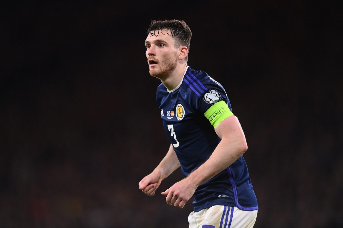 Liverpool star Andy Robertson assisted a goal in Scotland's 2-0 win over Spain.