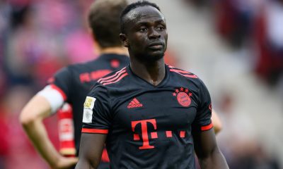 Sadio Mane of Bayern Munich in action. (Photo by Matthias Hangst/Getty Images)