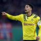 Dortmund's English midfielder Jude Bellingham wearing the captain's armband at 19.