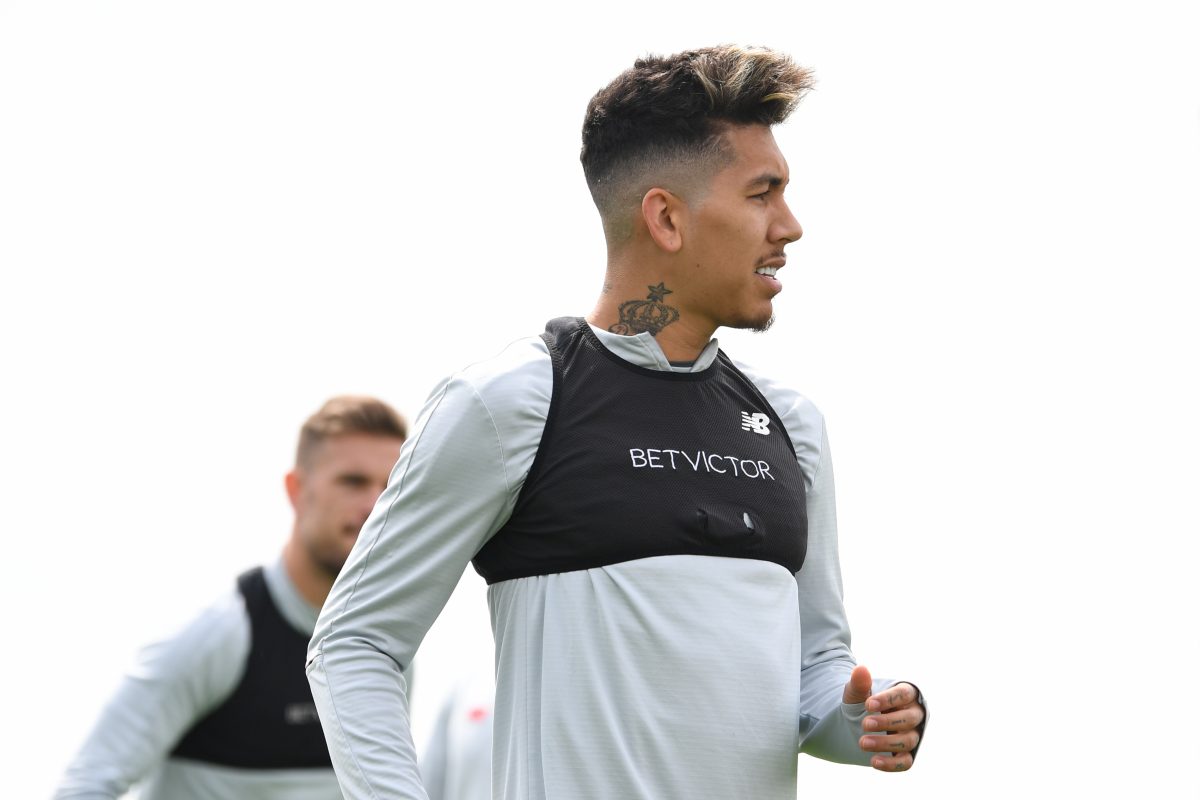 Jurgen Klopp confirms Roberto Firmino won't be available to play against Leicester City as he has not trained with the team yet.  
