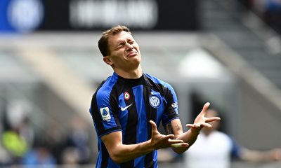 Inter midfielder Nicolo Barella. (Photo by GABRIEL BOUYS/AFP via Getty Images)