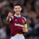 Declan Rice of West Ham United.
