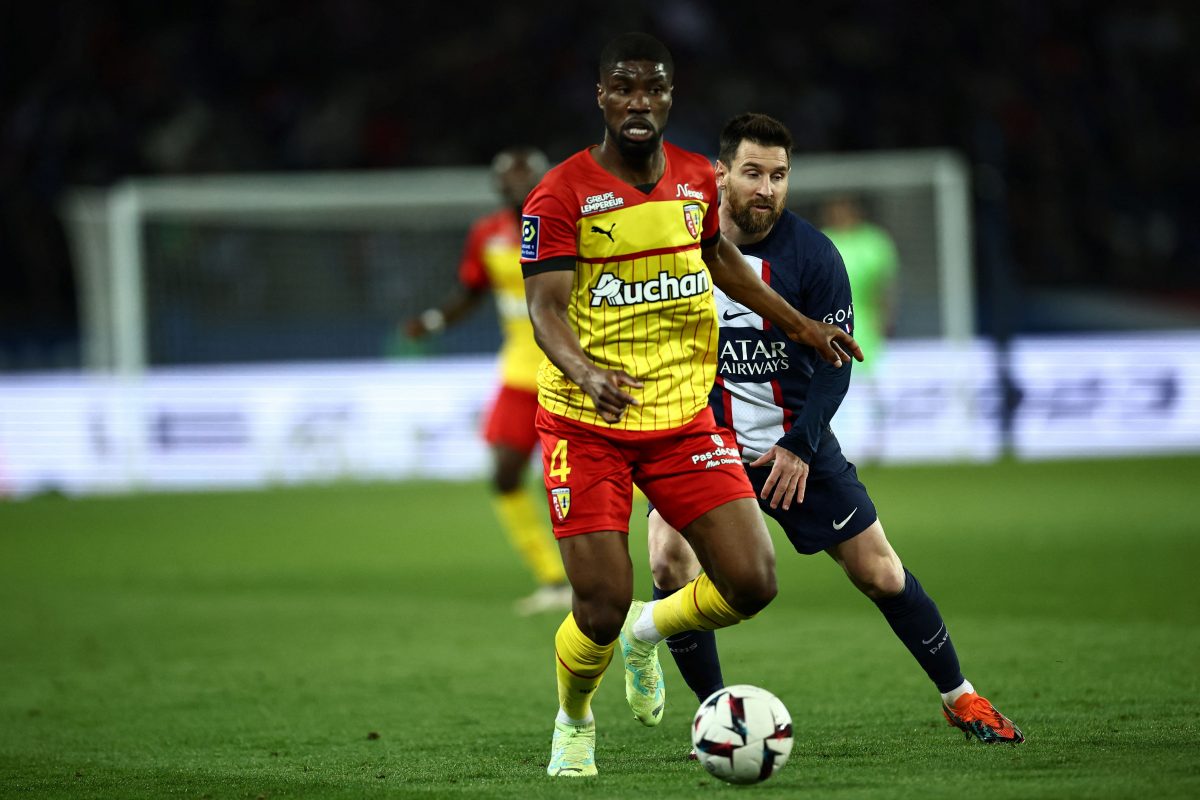 Liverpool and Manchester United scout RC Lens defender Kavin Danso