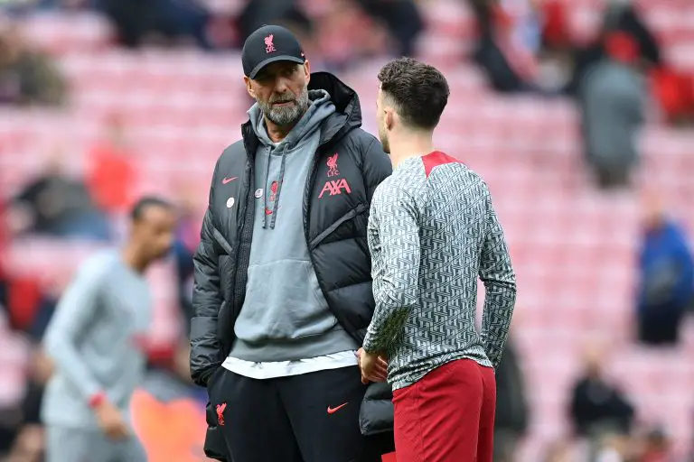 Jurgen Klopp and Premier League referees is a never ending love story (Photo by Michael Regan/Getty Images)