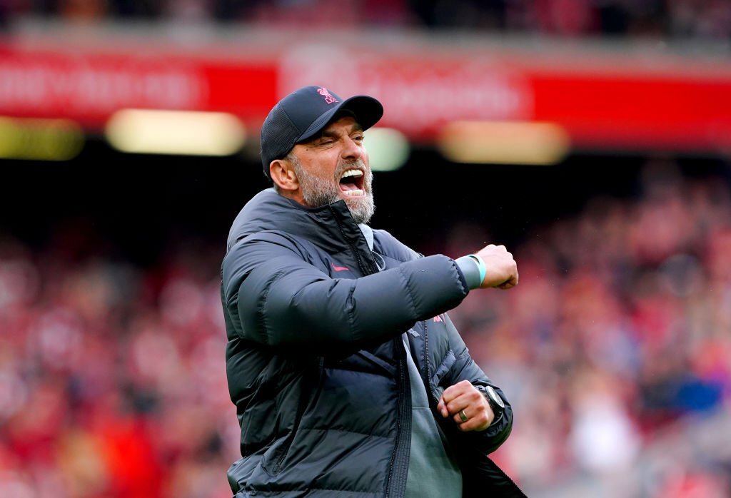 Jurgen Klopp urges Liverpool fans to not sing his chant until after the game . 
