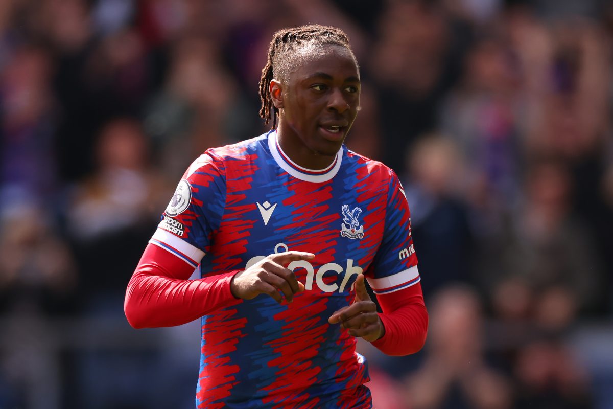 Eberechi Eze brushes off the rumours linking him to Liverpool as he is enjoying playing for Crystal Palace. 