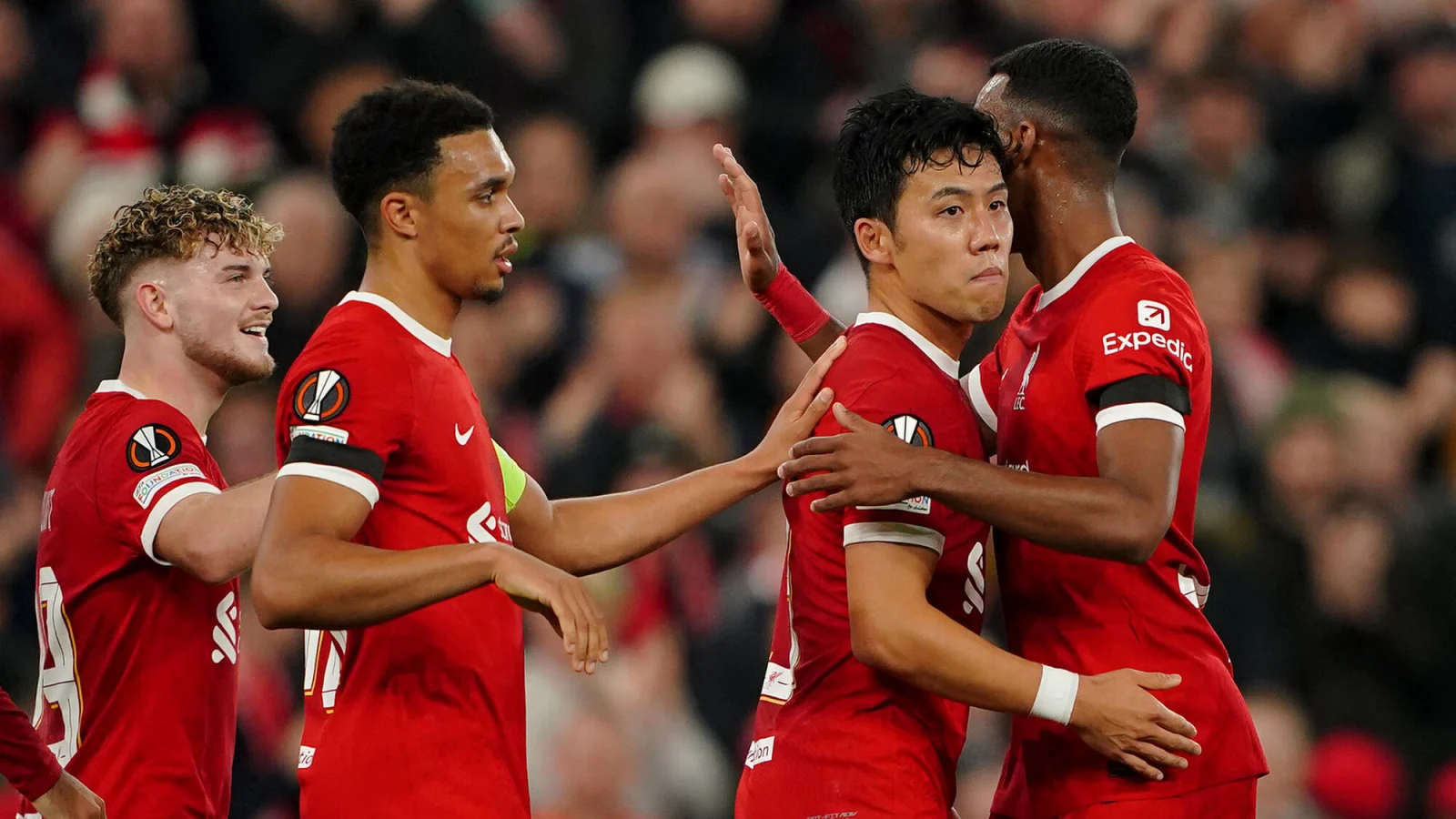 Liverpool star Wataru Endo insists his team should stay positive and move on from the disappointing draw against Manchester United.
