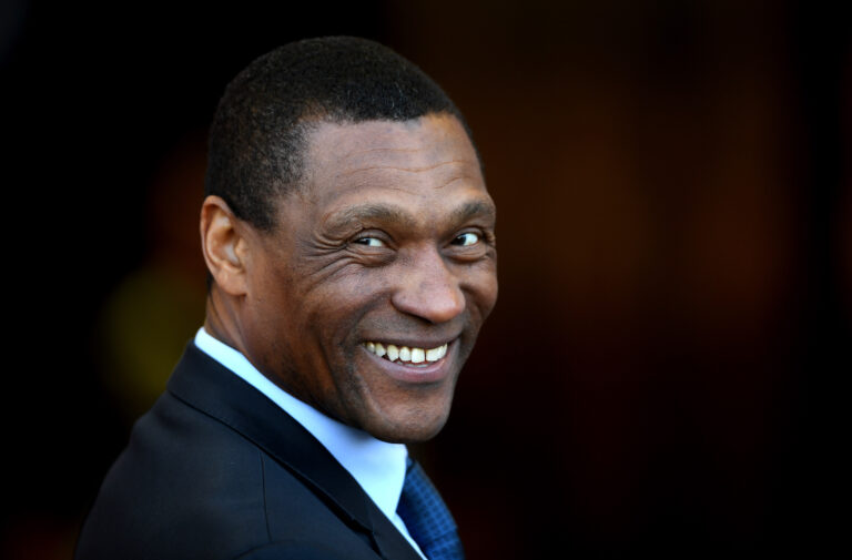 BOURNEMOUTH, ENGLAND - APRIL 08: Michael Emenalo, Technical director at Chelsea is seen prior to the Premier League match between AFC Bournemouth and Chelsea at Vitality Stadium on April 8, 2017 in Bournemouth, England. (Photo by Mike Hewitt/Getty Images)