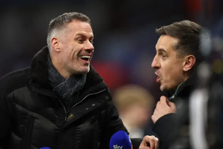 Liverpool legend Jamie Carragher made a staggering claim about Diogo Jota and his finishing ability compared to other legends.