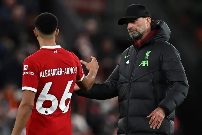 The threat of Real Madrid: Liverpool have to tie down Trent Alexander-Arnold.