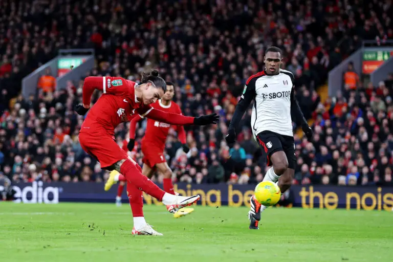 Liverpool star Darwin Nunez helped Liverpool beat Fulham in the first-leg of the Carabao Cup semi-final despite facing media scrutiny.