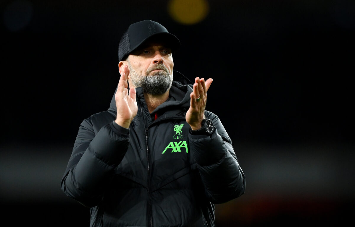 Liverpool have plenty of vacancies to fill after the departure announcement from Jurgen Klopp. (Photo by Justin Setterfield/Getty Images)