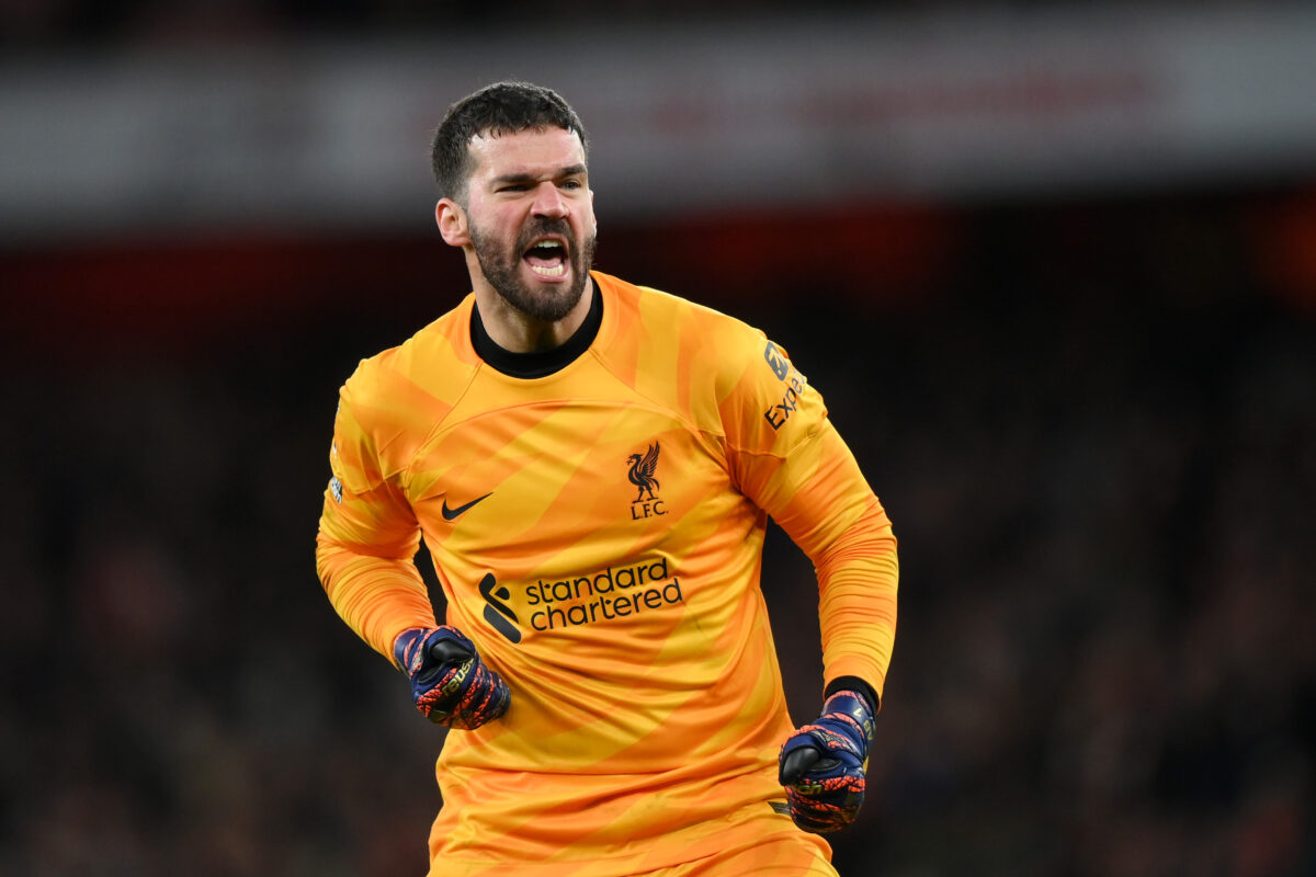 Alisson Becker highlights what Liverpool need to do to rediscover winning touch.
