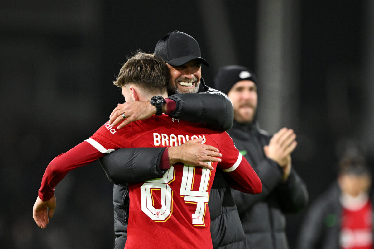 Liverpool assistant manager Pepijn Lijnders highlights the successful development of young players while continuously challenging for trophies.  (Photo by Mike Hewitt/Getty Images)