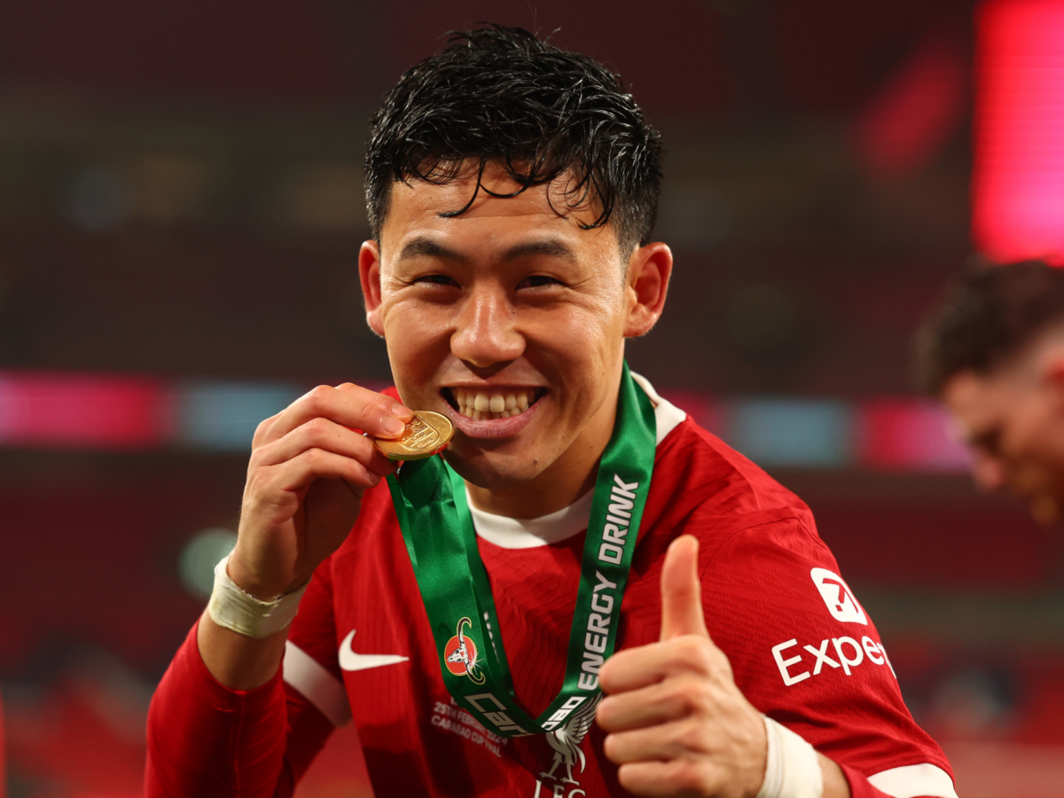 Liverpool star Wataru Endo hopes that his journey and achievement of a “simple dream” will inspire children in the future.