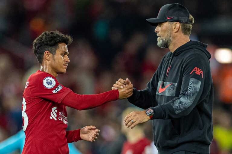 Fabio Carvalho admits he should have had more talks with Jurgen Klopp at Liverpool.