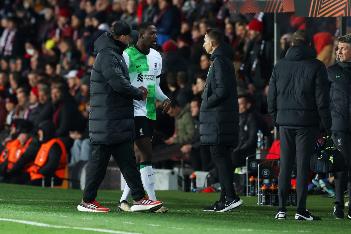 Liverpool have to wait for further assessment before confirming the availability of centre-back Ibrahima Konate for the upcoming important fixtures.