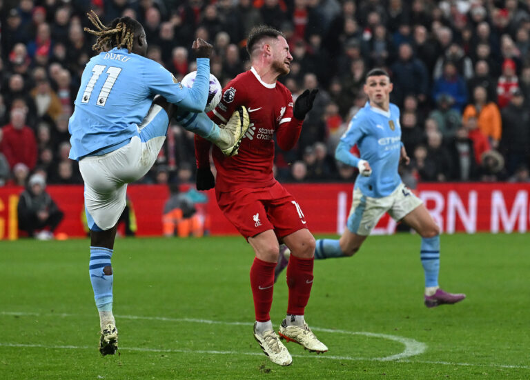 Manchester City winger Jeremy Doku admits he made a “risky challenge”, defending the referee’s decision that cost Liverpool three points.