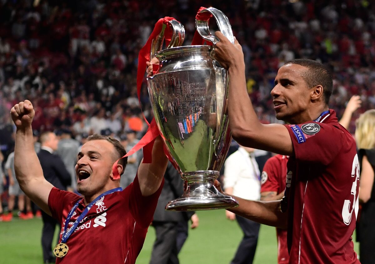 Joel Matip leaves Liverpool with an incredible legacy and as one of the greatest free-agent signings in the club's history. (Photo credit should read JAVIER SORIANO/AFP via Getty Images)