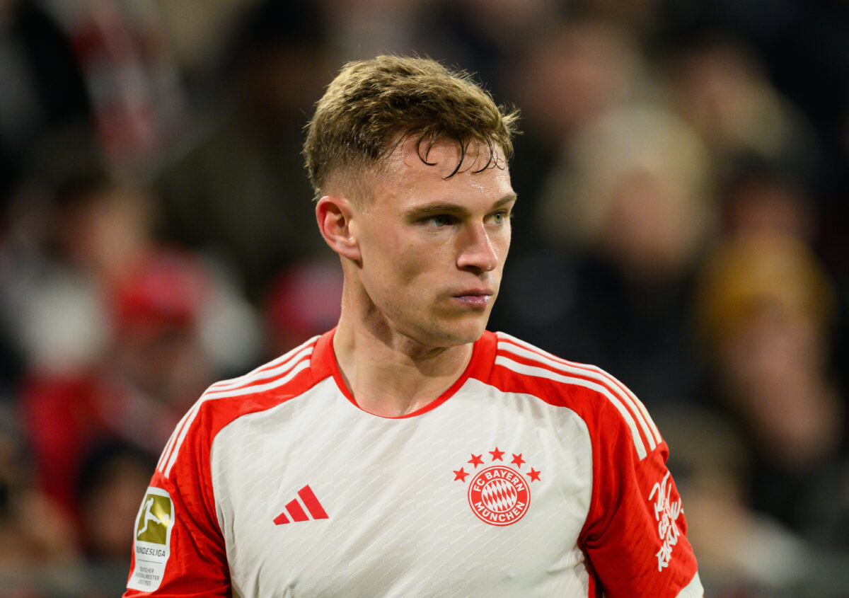 Liverpool are ready to challenge Manchester United and Tottenham Hotspur to sign Bayern Munich star Joshua Kimmich during the summer. (Photo by Matthias Hangst/Getty Images)