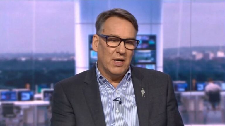 Paul Merson expects “a fun game to watch” as Liverpool face Aston Villa in the Premier League clash.
