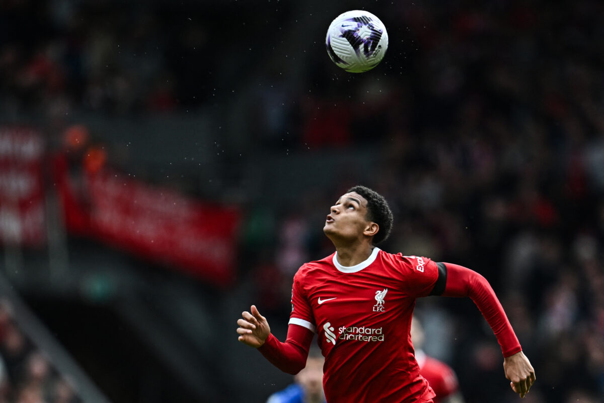 Liverpool defender Jarell Quansah enjoyed a breakthrough season, establishing himself as a crucial senior team member. (Photo by PAUL ELLIS/AFP via Getty Images)