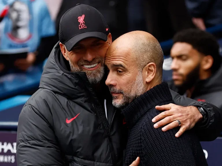 Pep Guardiola pays tribute to Liverpool boss Jurgen Klopp after making history in Premier League