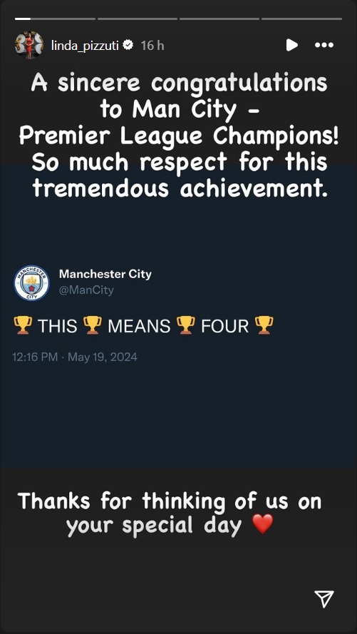 Liverpool owner fires shots at Manchester City's dig after their fourth consecutive PL title.