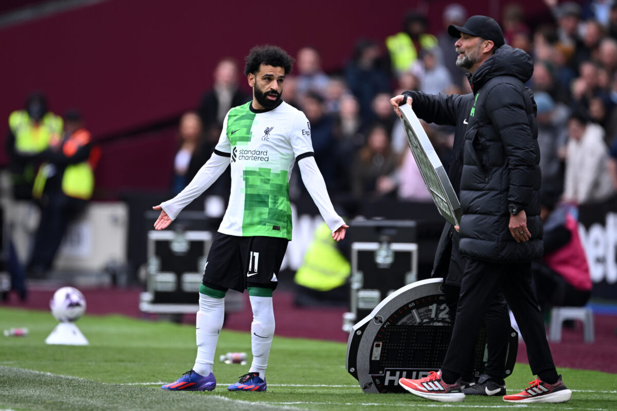 Michail Antonio believes that the incident between Liverpool manager Jurgen Klopp and Mohamed Salah is overblown.