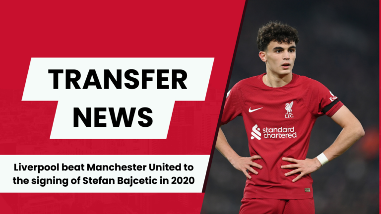 Liverpool beat Manchester United to the signing of Stefan Bajcetic from Celta Vigo in 2020.