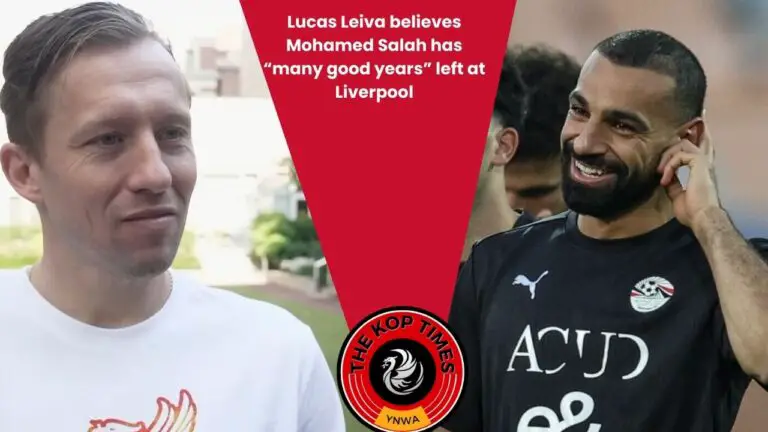 Lucas Leiva and Mohamed Salah