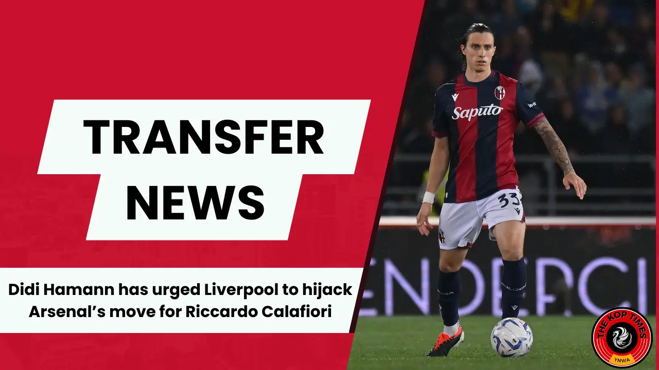 Liverpool urged to steal Riccardo Calafiori from under Arsenal FC's noses.