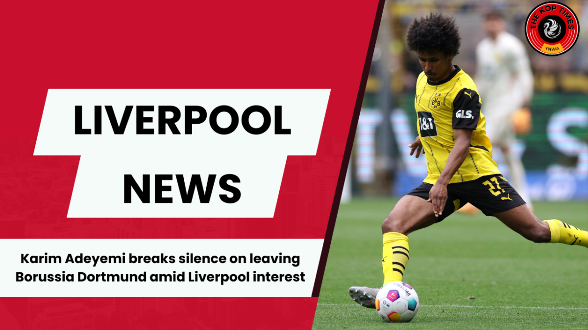 Karim Adeyemi breaks silence on leaving Borussia Dortmund amid Liverpool interest. 