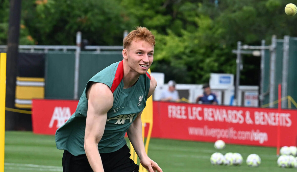 Liverpool defender Sepp van den Berg has impressed the fans and staff with his performances during the pre-season tour.