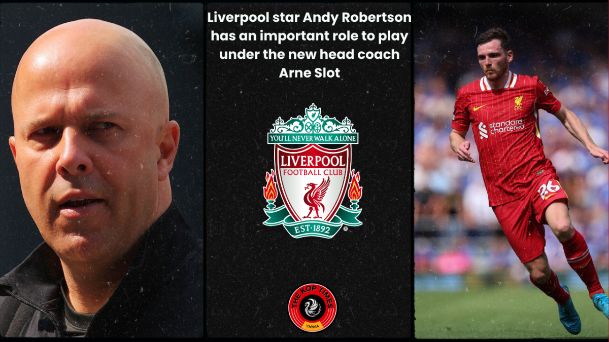 Arne Slot and Andy Robertson