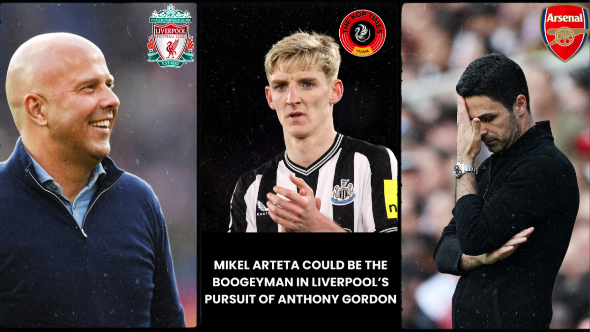 Arsenal could hand Liverpool a knockout punch in the race for Anthony Gordon. 