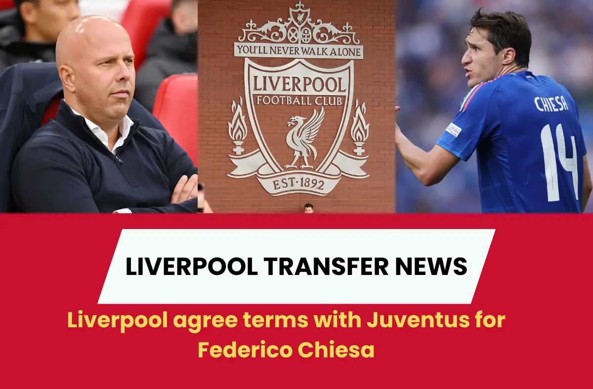 Liverpool agree terms with Juventus for Federico Chiesa.