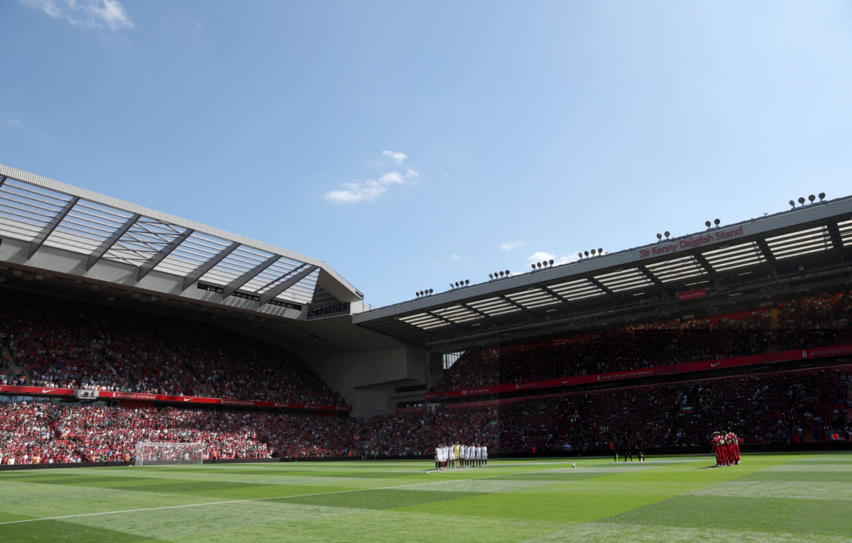 Fortress Anfield for Liverpool Football Club.