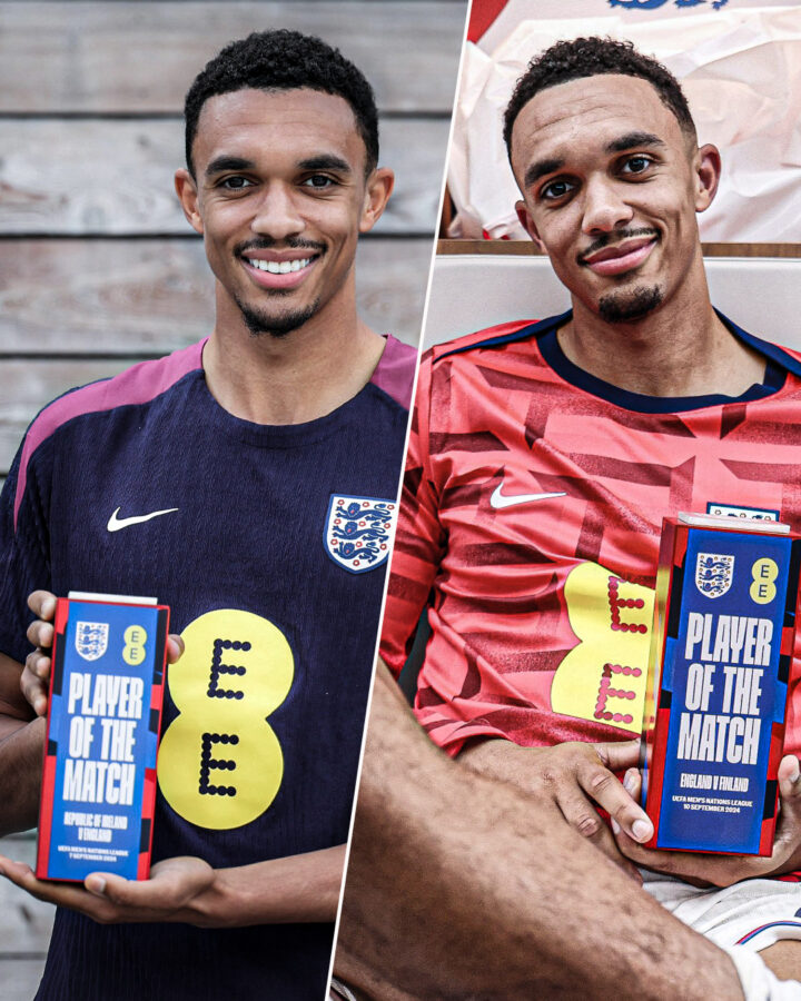 Liverpool star Trent Alexander-Arnold with two Player of the Match awards for England under Interim manager Lee Carsley after the Gareth Southgate era. 