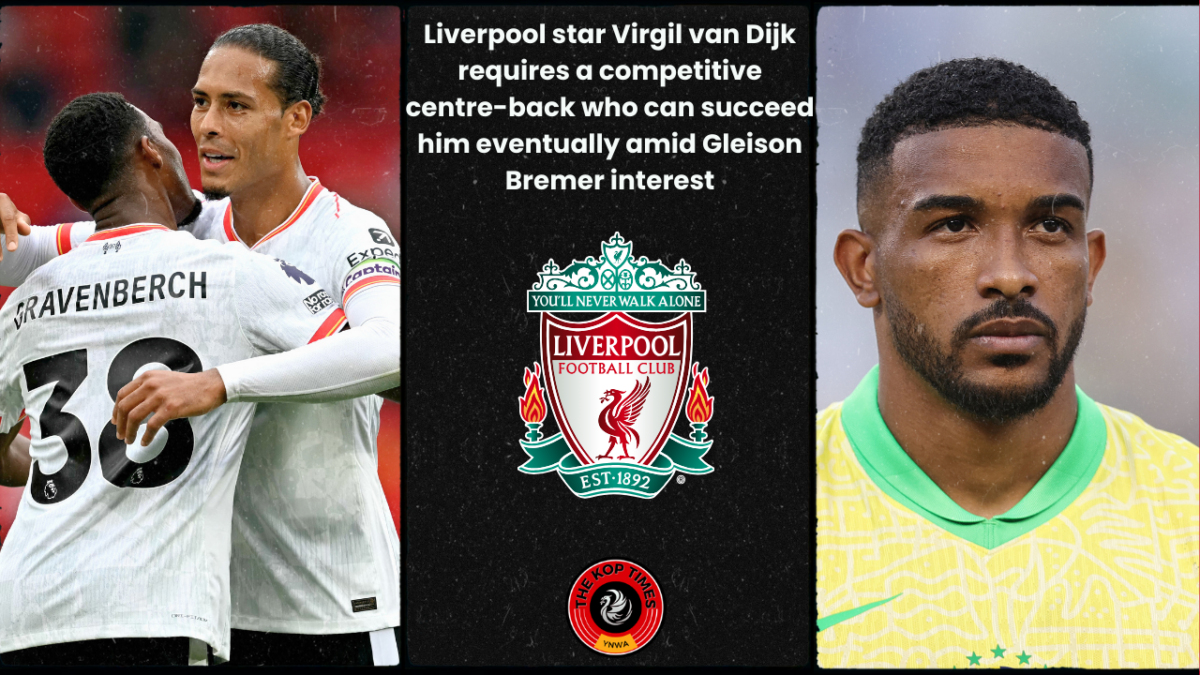 Liverpool star Virgil van Dijk and Juventus star Gleison Bremer